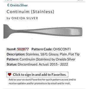 Oneida Silver Continuum Stainless Steel dinner Forks Glossy Flat Tip Set Of 3 Di
